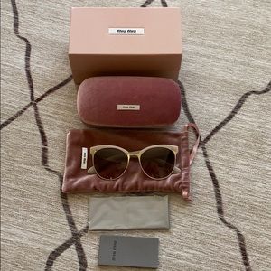 Miu Miu sparkle sunglasses